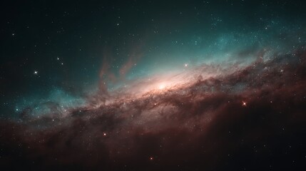 Galaxy of stars in deep space