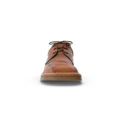Men's shoes isolated on transparent background