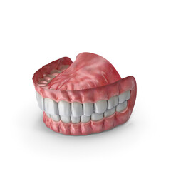 Human mouth isolated on transparent background