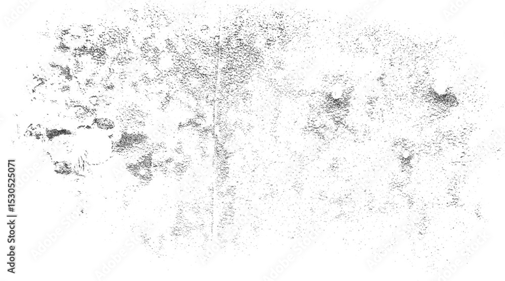 Poster Abstract grayscale texture with scattered particles on Transparent  background. (1)