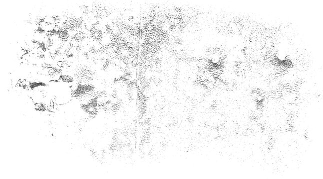 Abstract grayscale texture with scattered particles on Transparent  background. (1)
