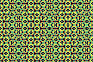 Oriental pattern for textiles, wallpaper, for use in graphics .