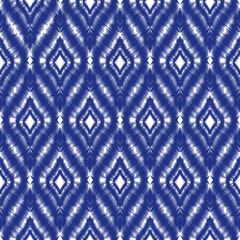 This ikat textile pattern features classic geometric  a modern ethnic twist. Ideal for various creative applications such as textile design, printable materials, interior decoration ,digital product