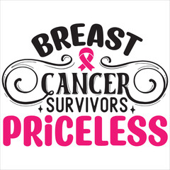 Fototapeta premium breast cancer survivors priceless