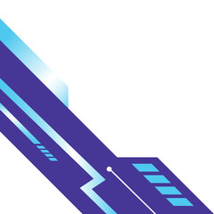 Gradient Futuristic Tech Corner