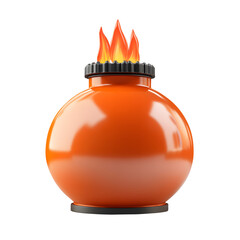 gas 3d isolated on a white background.