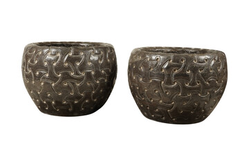 silver jewelry box isolated  Ceramic Clay Cloud Carved Bonsai Pot, Table Vase, Garden, Home...