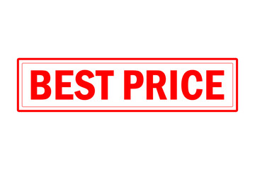 BEST PRICE - BEST PRICE text written on Red Rubber Stamp 
