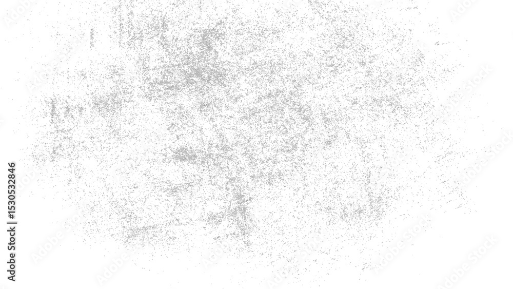Poster Abstract grayscale texture with scattered particles on black Transparent  background.