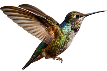 Naklejka premium hummingbird isolated on white background PNG
