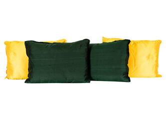colorful pillows isolated on white  Alton Berry Jewel Tone Throw Pillow