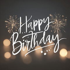 Joyful Birthday Celebration Image Sparkles