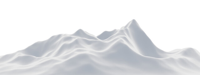 white snow mountain. Snowy terrain