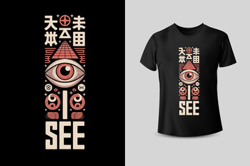 Mystic Eye T Shirt Design