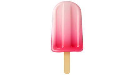  melting popsicle, summer viral concept, white background, PNG