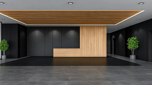 Modern Office Reception Area Design