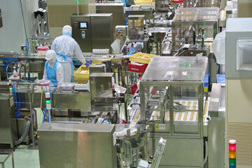 北海道札幌市にある白い恋人パーク内の工場見学 / A tour of the factory inside Shiroi Koibito Park in Sapporo, Hokkaido