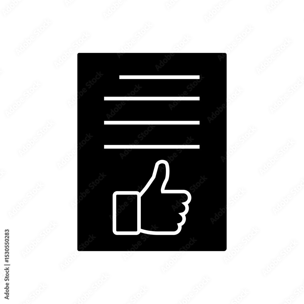 Poster survey icon vector. feedback illustration sign. including question symbol. survey web icon. satisfac