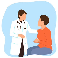 Doctor Gives Advice to Patient