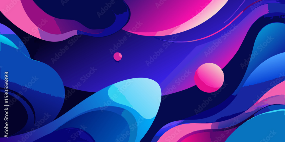 Poster abstract fluid gradient background with vibrant colors and dynamic shapes perfect for modern designs