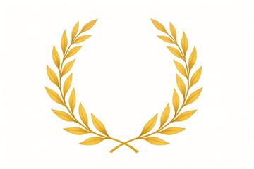 gold laurel wreath