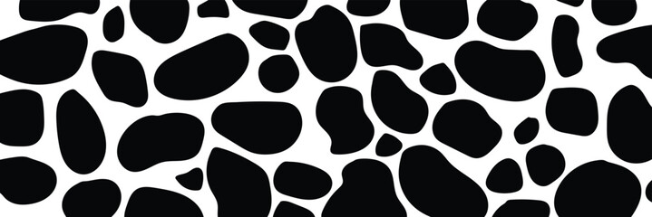 River gravels seamless pattern. Rock debris deposition symbol.