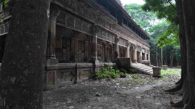 Old heritage house at Pakutia Zamindar Bari, Nagarpur, Bangladesh