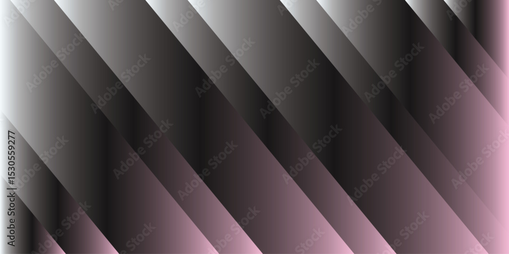 Poster abstract background featuring diagonal gradient stripes in varying widths. diagonal bands are soft-e