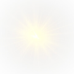Obraz premium Png gold star light, sparkle. Yellow light effect. Shining light . Png spotlight, sparkt, sunlight, special lens flare light effect.