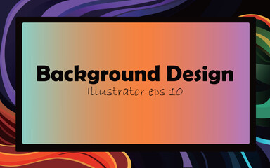 Colorful lines background. Message board, card, invitation, greeting card