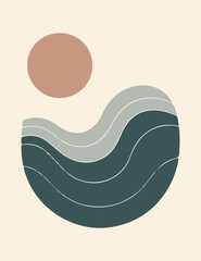 Printable wall art vector design portrait