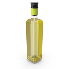 Olive Oil Bottle isolated on transparent background