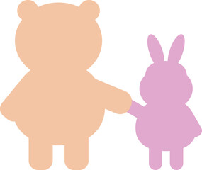 cute animal friendship togeter relationship