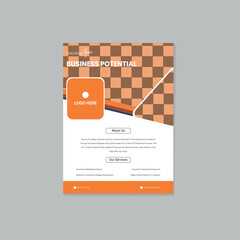 Simple and modern and Minimal Individual flyer design