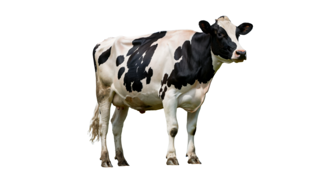 cow isolated on white background