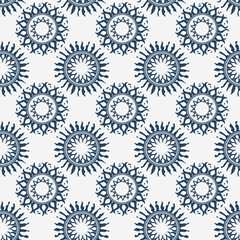 Seamless pattern on a light background. Decorative circles