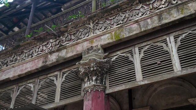 Old heritage house at Pakutia Zamindar Bari, Nagarpur, Bangladesh