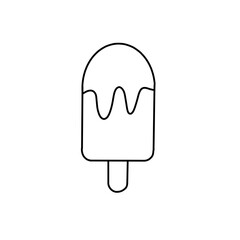 Ice cream colorimg page design