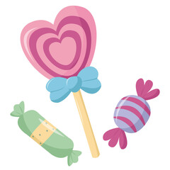 Flat Kids Birthday Decorative Illustration