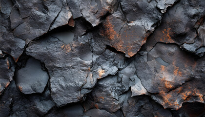 Black basalt lava flow backdrop