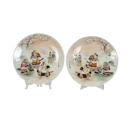 christmas tree decorations  Christmas Winter Scene Plates