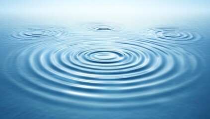 Abstract Water Ripples Pattern