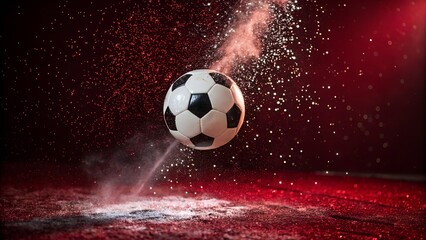 "Ignite the Game: Dynamic Soccer Ball in Action"