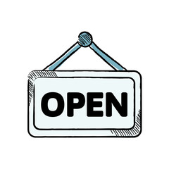Hand Drawn Fill UMKM Small Business Micro Illustration