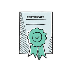 Hand Drawn Fill UMKM Small Business Micro Illustration