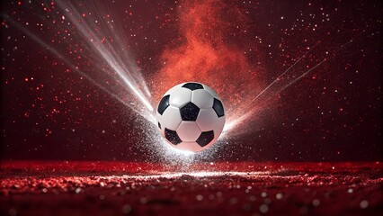 "Ignite the Game: Dynamic Soccer Ball in Action"
