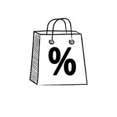 Hand Drawn Line UMKM Small Business Micro Illustration
