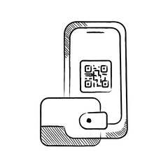 Hand Drawn Line UMKM Small Business Micro Illustration