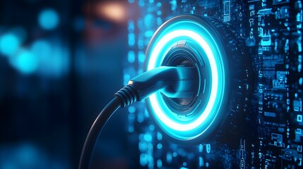 Electric vehicle charging cable plug