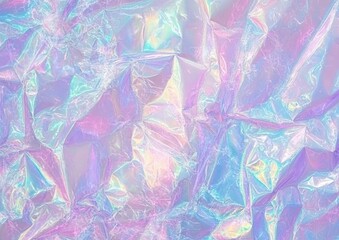 Abstract Holographic Pastel Colors Texture Background